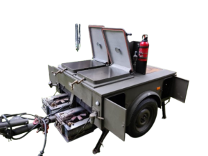 Feldküche Haas & Sohn mit doppelwandigem Edelstahlkessel