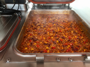 Kochrezepte für die Feldküche | Mannschaftsversorgung | Gruppenversorgung | Chili con Carne in Kärcher TFK 250 | feldkueche.de