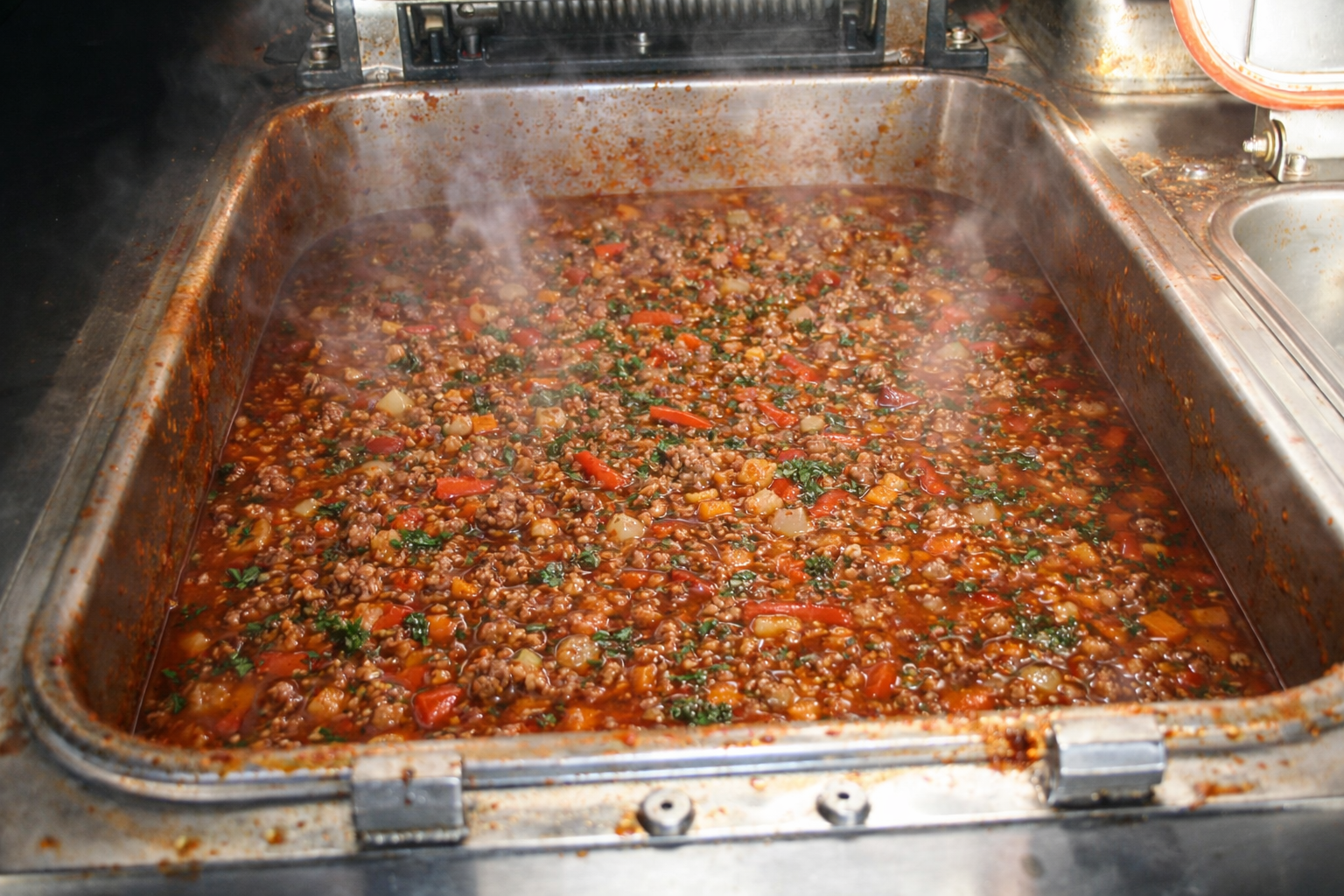 Hackfleischsuppe in Kärcher TFK 250