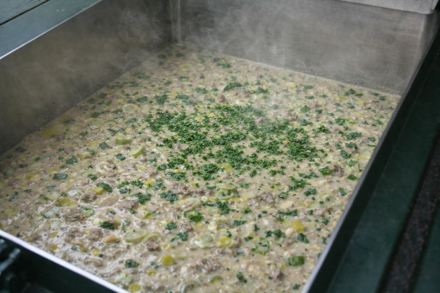 Kochrezept Lauch-Käsesuppe in Kärcher TFK 250 | feldkueche.de