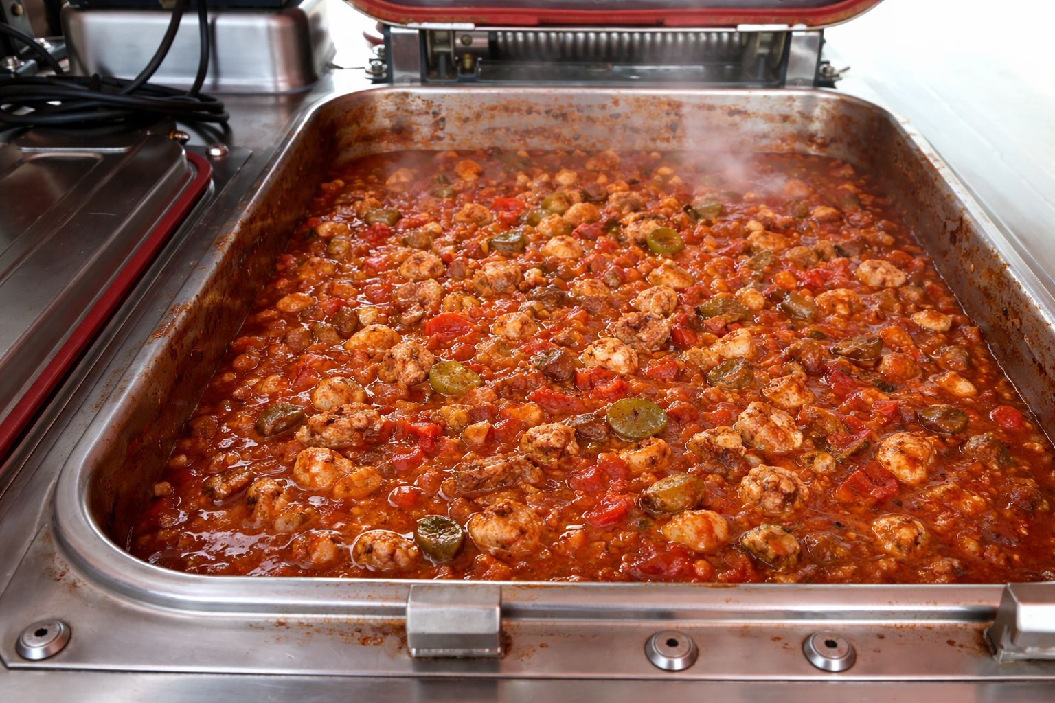 Kochrezept Schaschlikpfanne in Kärcher TFK 250 | feldkueche.de
